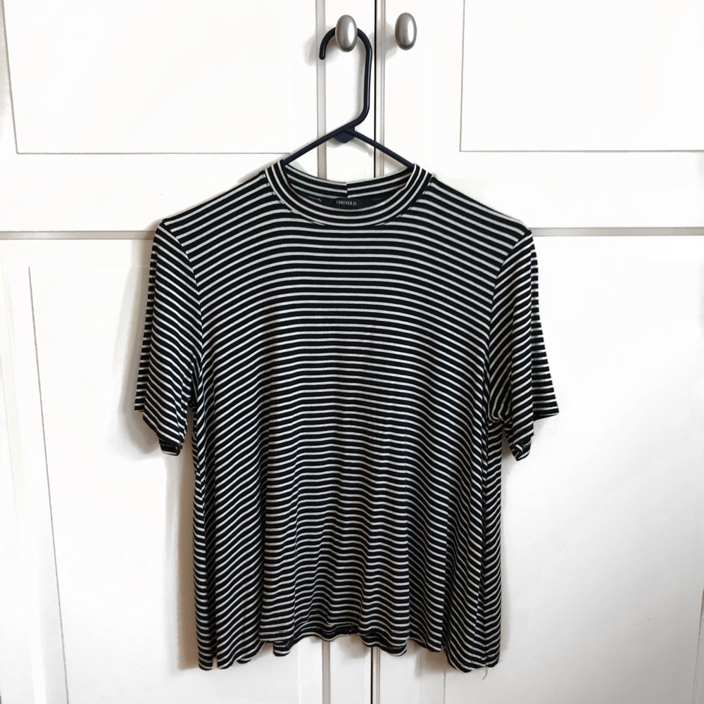 Black & White Striped Tee